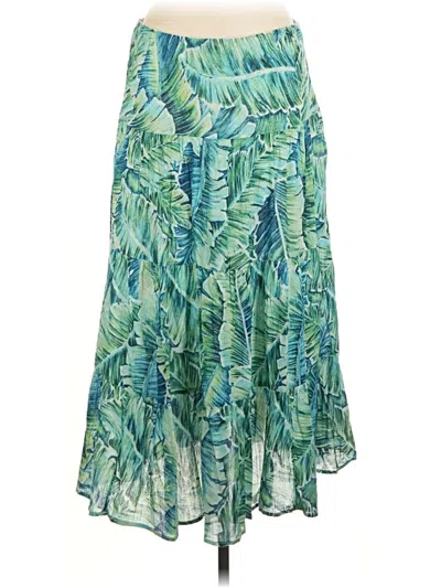 Pre-owned Chaps Casual Skirt In Green