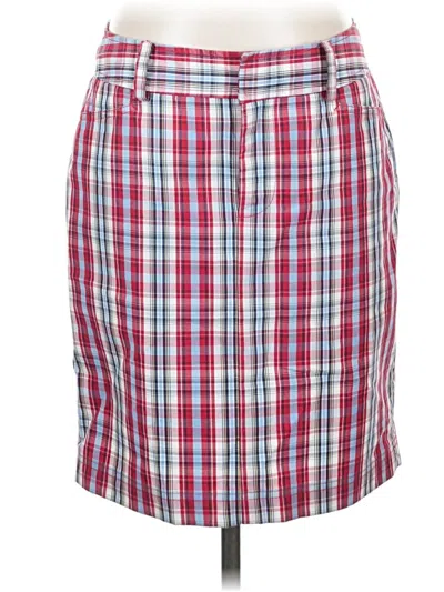 Pre-owned Chaps Casual Skirt In Red
