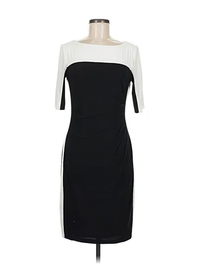 Pre-owned Chaps Cocktail Dress In Black