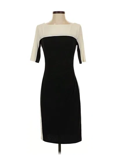 Pre-owned Chaps Cocktail Dress In Black
