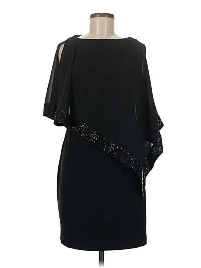 Pre-owned Chaps Cocktail Dress In Black