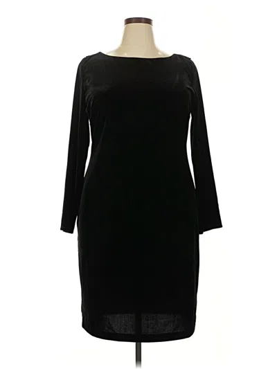 Pre-owned Chaps Cocktail Dress In Black