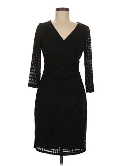 Pre-owned Chaps Cocktail Dress In Black