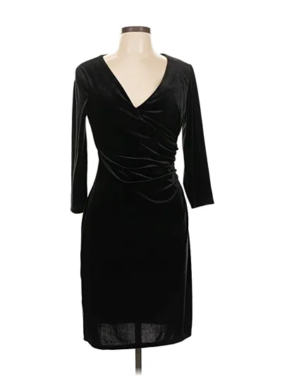 Pre-owned Chaps Cocktail Dress In Black