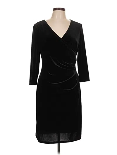 Pre-owned Chaps Cocktail Dress In Black