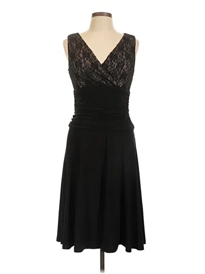 Pre-owned Chaps Cocktail Dress In Black