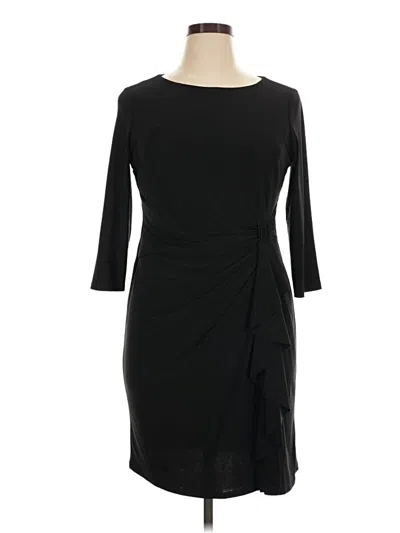 Pre-owned Chaps Cocktail Dress In Black