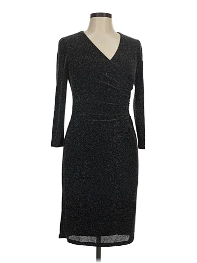 Pre-owned Chaps Cocktail Dress In Black