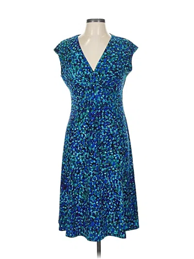 Pre-owned Chaps Cocktail Dress In Blue