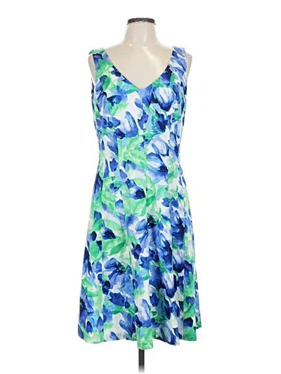 Pre-owned Chaps Cocktail Dress In Blue