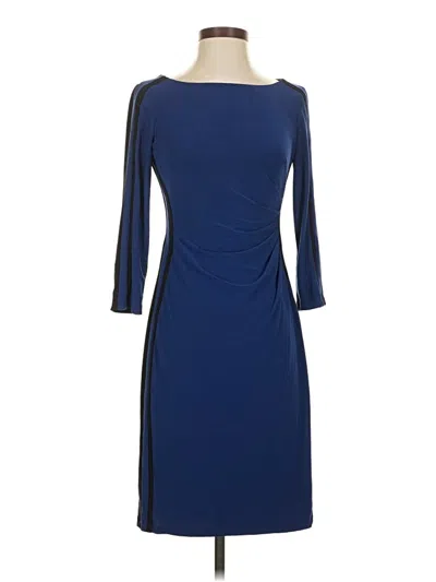 Pre-owned Chaps Cocktail Dress In Blue