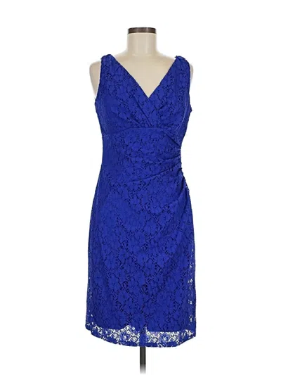 Pre-owned Chaps Cocktail Dress In Blue