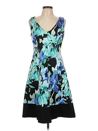 Pre-owned Chaps Cocktail Dress In Blue