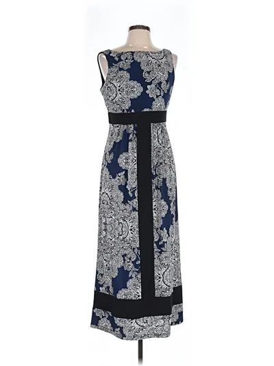 Pre-owned Chaps Cocktail Dress In Blue