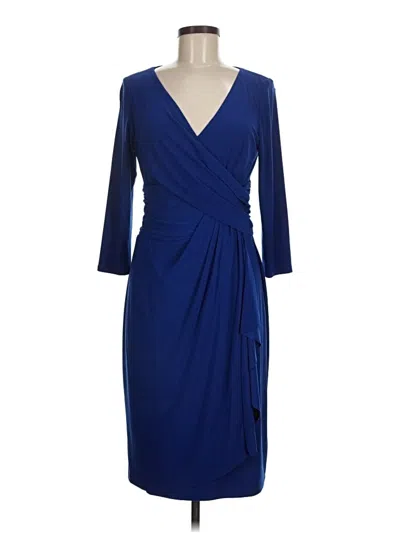 Pre-owned Chaps Cocktail Dress In Blue