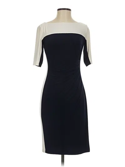 Pre-owned Chaps Cocktail Dress In Blue