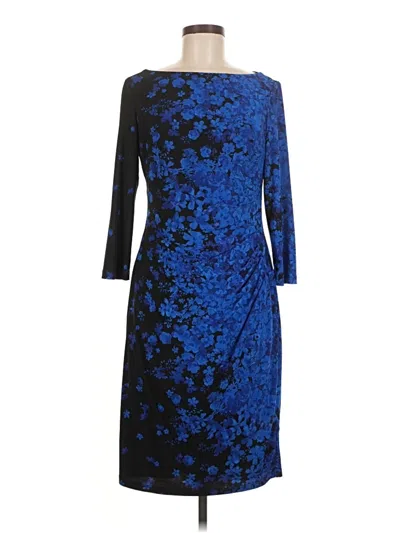 Pre-owned Chaps Cocktail Dress In Blue