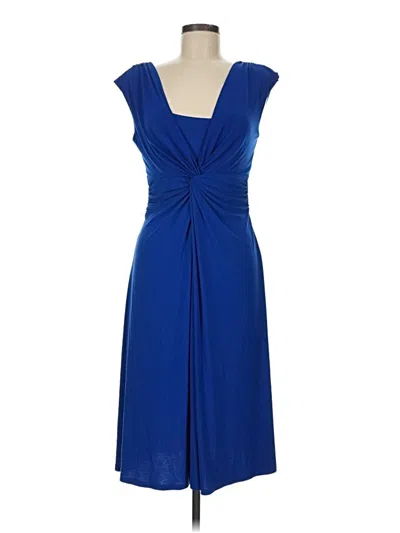 Pre-owned Chaps Cocktail Dress In Blue
