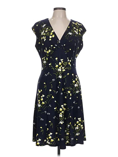 Pre-owned Chaps Cocktail Dress In Blue