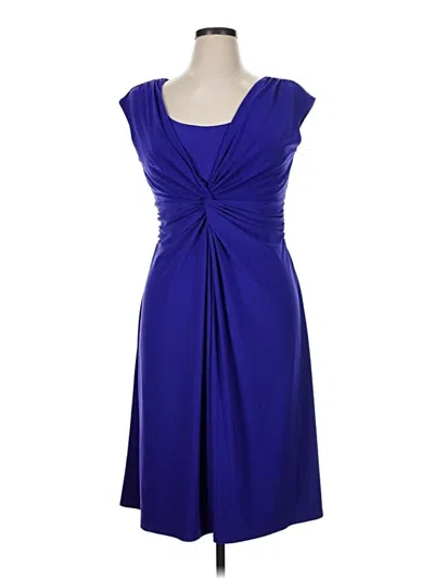 Pre-owned Chaps Cocktail Dress In Blue
