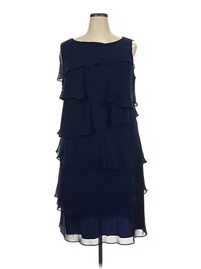 Pre-owned Chaps Cocktail Dress In Blue