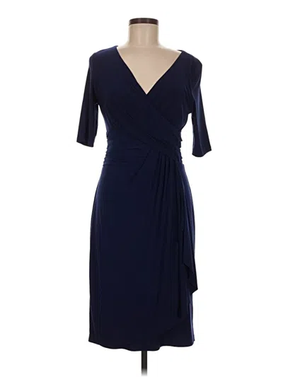Pre-owned Chaps Cocktail Dress In Blue