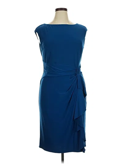 Pre-owned Chaps Cocktail Dress In Blue