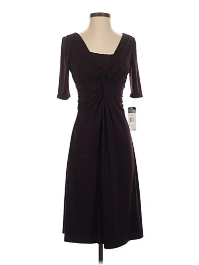 Pre-owned Chaps Cocktail Dress In Burgundy