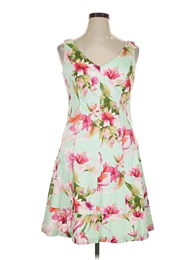 Pre-owned Chaps Cocktail Dress In Green