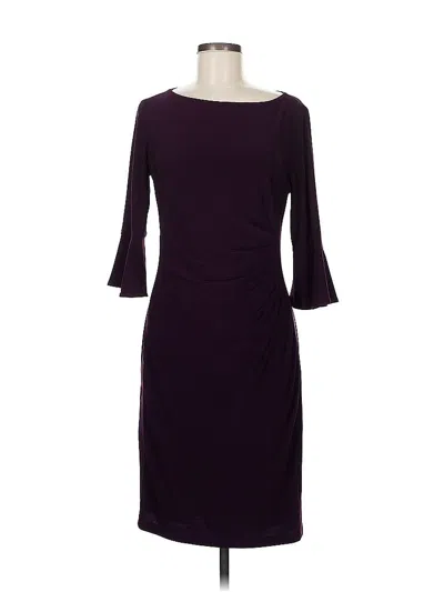 Pre-owned Chaps Cocktail Dress In Purple
