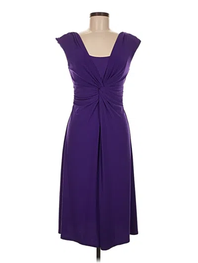 Pre-owned Chaps Cocktail Dress In Purple
