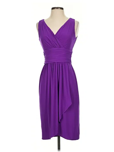 Pre-owned Chaps Cocktail Dress In Purple