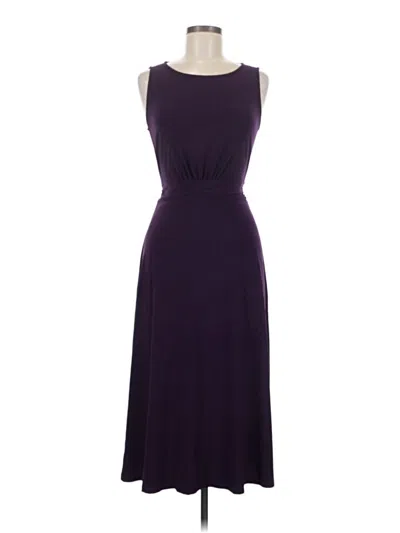 Pre-owned Chaps Cocktail Dress In Purple