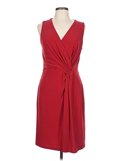 Pre-owned Chaps Cocktail Dress In Red
