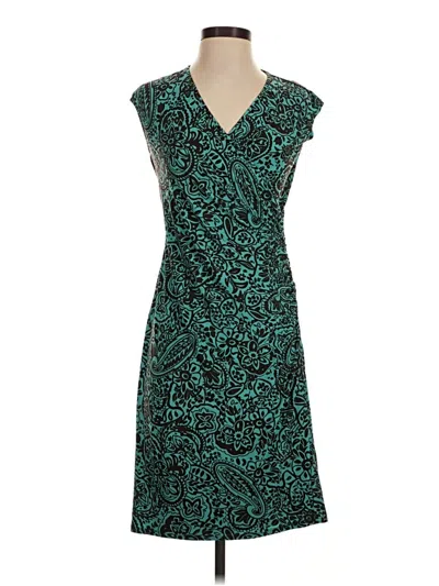Pre-owned Chaps Cocktail Dress In Teal