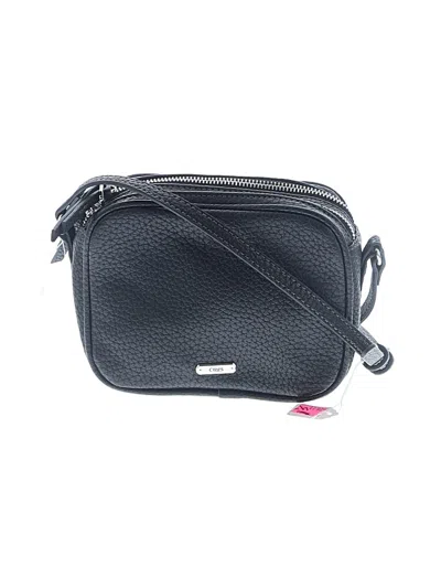 Pre-owned Chaps Crossbody Bag In Black