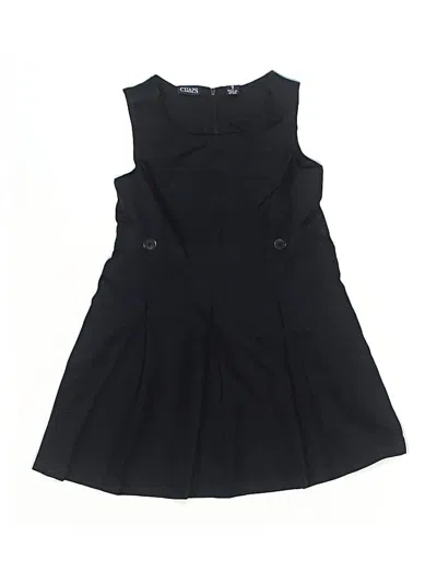 Pre-owned Chaps Kids' Dress In Black