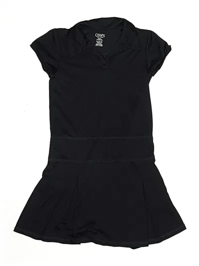 Pre-owned Chaps Kids' Dress In Black