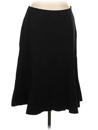 Pre-owned Chaps Formal Skirt In Black