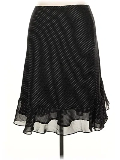 Pre-owned Chaps Formal Skirt In Black