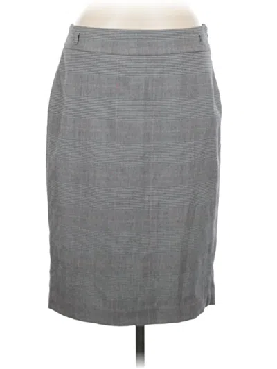 Pre-owned Chaps Formal Skirt In Gray