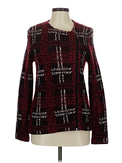 Pre-owned Chaps Jacket In Burgundy