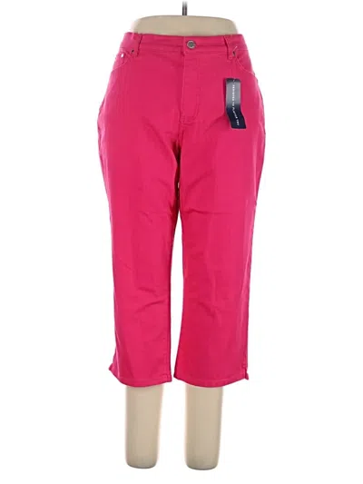 Pre-owned Chaps Jeggings In Pink