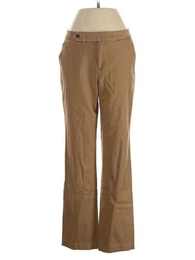 Pre-owned Chaps Khaki Pant In Brown