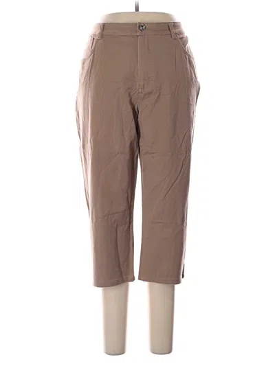 Pre-owned Chaps Khaki Pant In Brown