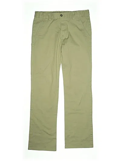 Pre-owned Chaps Kids' Khaki Pant In Green