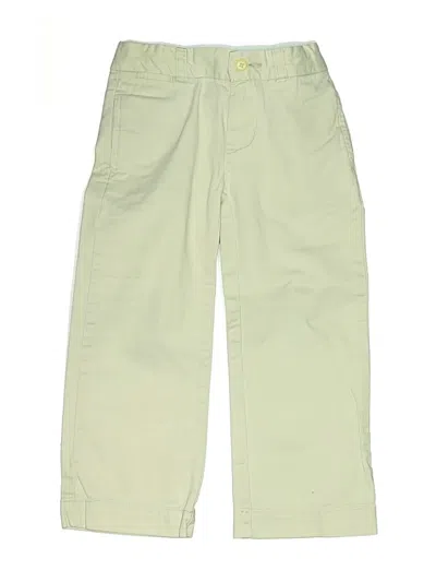 Pre-owned Chaps Kids' Khaki Pant In Green
