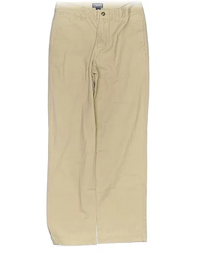 Pre-owned Chaps Kids' Khaki Pant In Tan