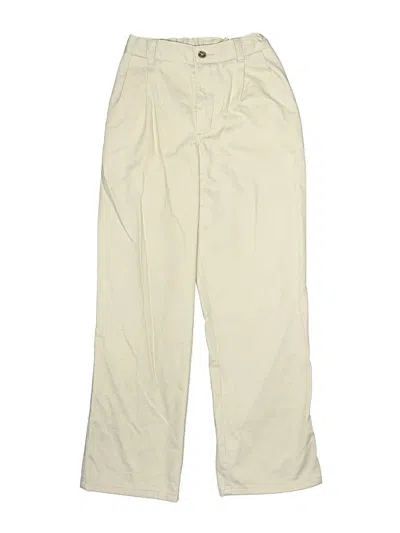 Pre-owned Chaps Kids' Khaki Pant In White