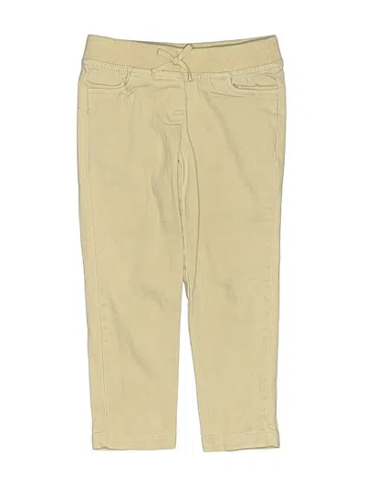 Pre-owned Chaps Kids' Khakis In Yellow